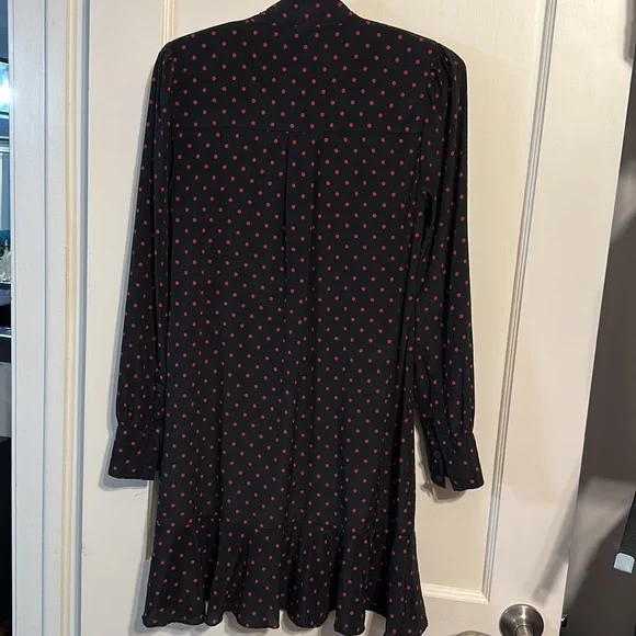 Veronica Beard Linley Tie Neck Long Sleeve Mini Dress Tunic Long Top Size 4 - Picture 6 of 17